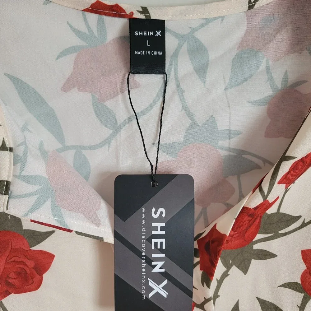 SHEIN Women's Long Sleeve Blouse - Picture 4 of 6